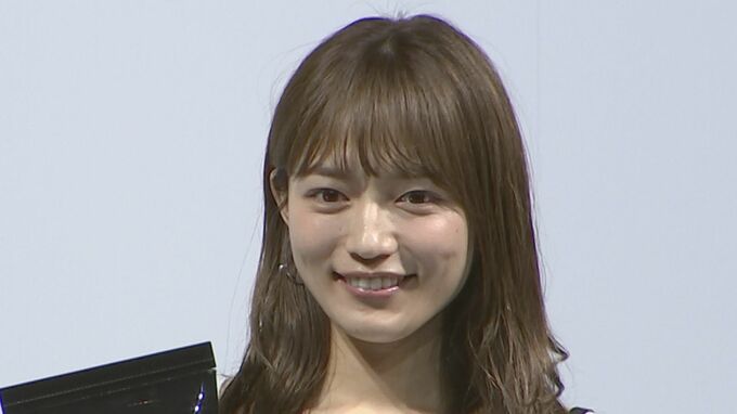 【川口春奈】　新ＣＭ発表会で自画自賛　″自然ないい表情が出ている″|TBS NEWS DIG