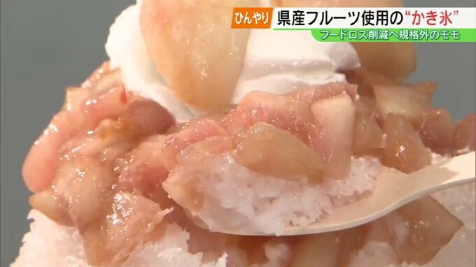 おいしくひんやり“サプライズ”なかき氷、使っているのは…フードロス削減にも貢献　福島　|　福島のニュース│TUF