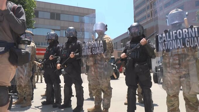 米連邦地裁 トランプ政権によるカリフォルニア州兵のロサンゼルス派遣 中止命じる