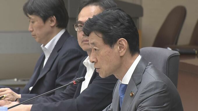 処理水放出前に西村大臣が小売り業界に風評対策への協力要請