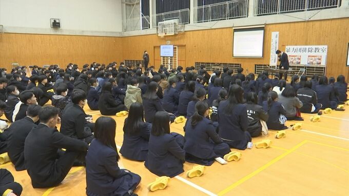 高校で「暴力団排除教室」島根県警初の取り組み　背景に若者の闇バイト増加　|　BSSニュース | BSS山陰放送