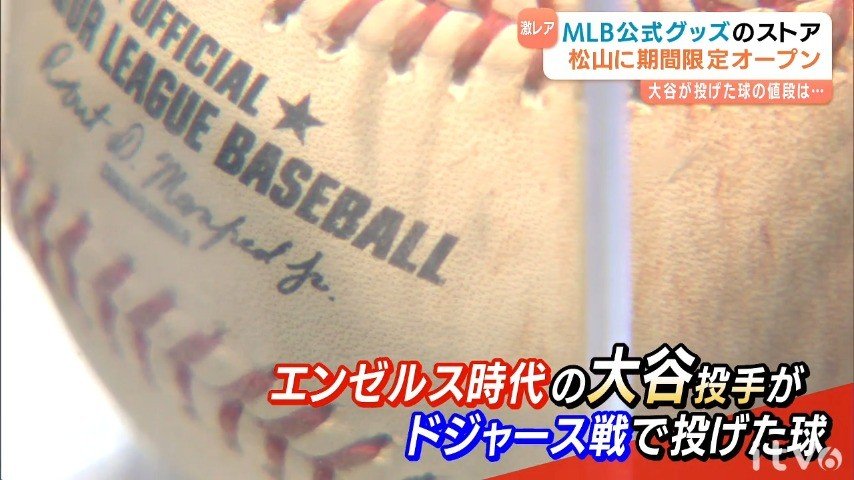 ドジャース・大谷翔平選手のレアグッズも 550万円の投球ボールなど展示