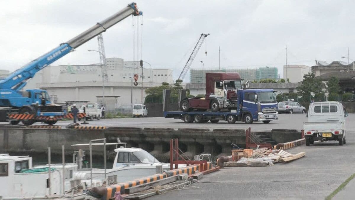 志布志港でトレーラーが海に転落　浮いていた男性会社員（65）死亡　運転手の可能性も　鹿児島
