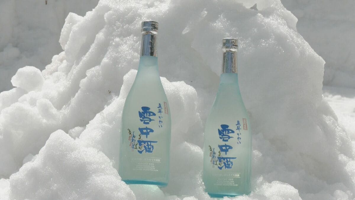 夏の贈り物として人気の“雪中酒” 真夏に本物の雪… ｢溶けないように早く｣ 汗だくで出荷作業 岐阜･飛騨市