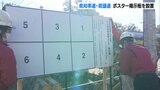 4月9日投開票 県知事選挙・県議会議員選挙 ポスター掲示板の設置始まる 大分 | 大分のニュース|OBS NEWS|大分放送