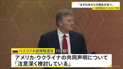 「まずはアメリカから協議の報告待つ」ロシア大統領報道官　ウクライナの“30日間の一時停戦”受け入れ表明に対して“評価避ける”| TBS CROSS DIG with Bloomberg