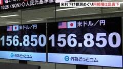 アメリカ・利下げ観測めぐり円相場は乱高下　円相場は１ドル＝156円台後半まで値下がり| TBS CROSS DIG with Bloomberg