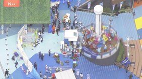 東京ドームシティ「フライングバルーン」点検作業中の20代女性作業員が挟まれ心肺停止の状態　上で止まっていた座席が突然落下|TBS NEWS DIG