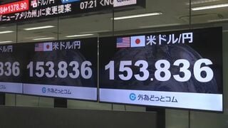 【速報】円高進む　1ドル＝153円台　約半年ぶり| TBS CROSS DIG with Bloomberg