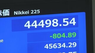 【速報】日経平均株価 一時800円以上下落 最高値更新後、下げに転じる| TBS CROSS DIG with Bloomberg