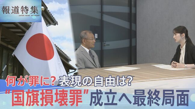 「処罰の範囲」曖昧なまま…何が罪に?“国旗損壊罪”成立へ最終局面【報道特集】|TBS NEWS DIG