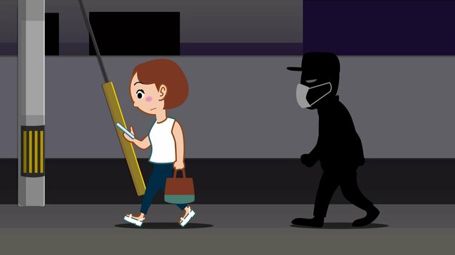 女性の1人歩き「つきまとい」「共連れ」から身を守るには　10人中6人が”怖い体験ある”重要なのは警戒感　歩きスマホはNG|TBS NEWS DIG