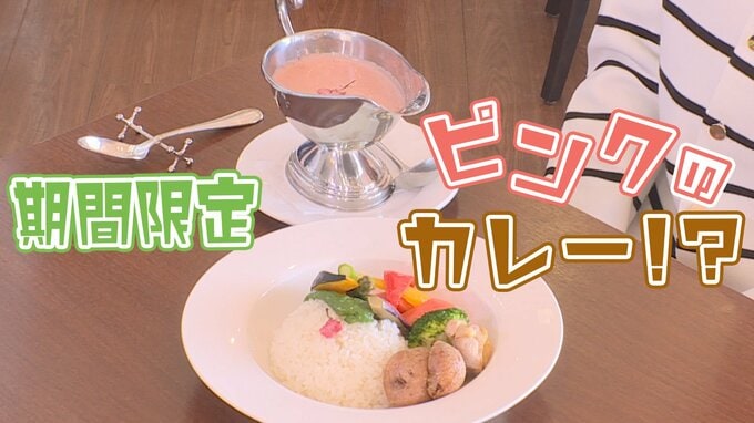 季節限定！ピンク色のカレーの正体は！？【WITH！】|TBS NEWS DIG
