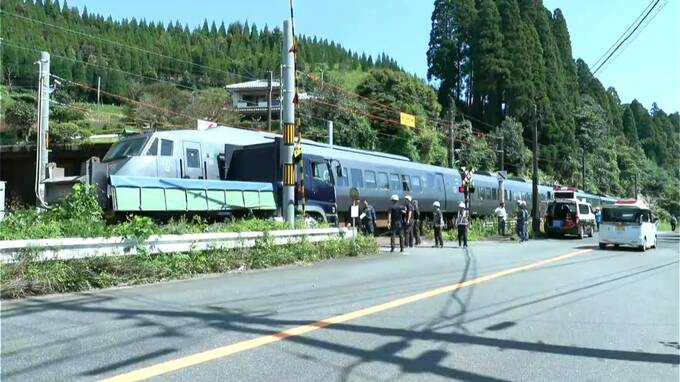 JR日豊本線で特急列車とダンプカー衝突、3人搬送　国分～西都城は終日運転見合わせ　鹿児島|TBS NEWS DIG
