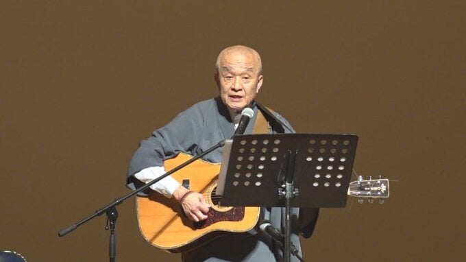 保護司で僧侶の男性　ギター弾き語りで犯罪防止など訴える　|　山梨のニュース | ＵＴＹテレビ山梨