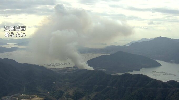 江田島の山火事　3日目で「鎮圧」約30ヘクタール焼く　海上自衛隊が原因を調査　広島|TBS NEWS DIG