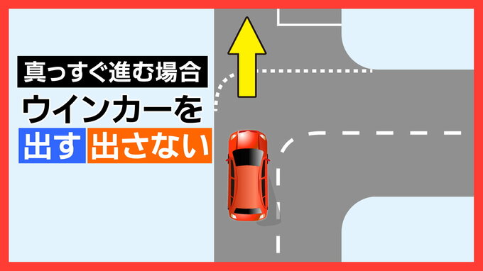 「真っすぐ進むときのウインカー」出す？出さない？「交通ルール再確認」右カーブ道路と直進道路でポイントはどちらが本線か|TBS NEWS DIG