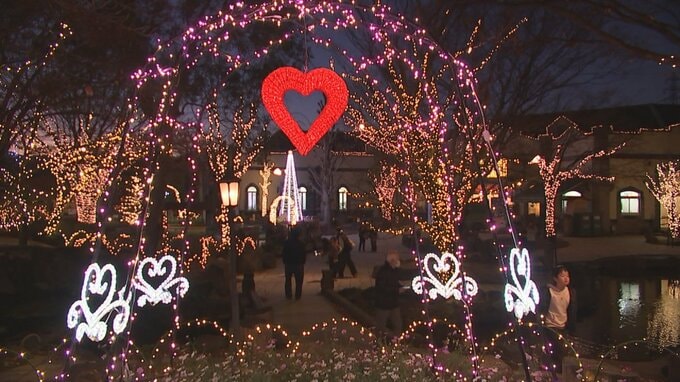 温かい光の世界が広がる　勝沼庭園のイルミネーション　甲州市・ハーブ庭園旅日記　|　山梨のニュース | ＵＴＹテレビ山梨