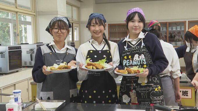 魚をさばくのは初めて 平べったい魚は難しい 高校生が魚をさばく調理実習 山口県下松市|TBS NEWS DIG