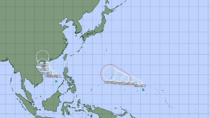 【台風情報】“台風のたまご”=熱帯低気圧がダブルで発生　ともに24時間以内に台風に発達する見込み　今後日本に影響を及ぼす可能性も　今後の進路と勢力は　気象庁　|　山形のニュース│TUYテレビユー山形