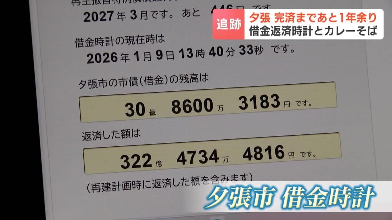 夕張市】「鉛筆1本買うにも国の同意」から19年…353億円の借金完済まで残り1年に 人口は半減…消えゆく名物カレーそばと、完済後に待つマチの未来 |  TBS NEWS DIG