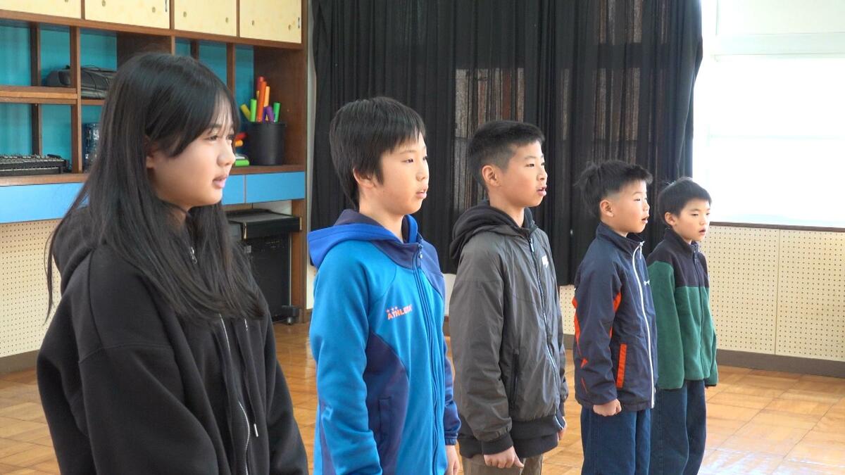 休校前の“最後の3学期”始まる　全校児童5人「地域の人も、もうすぐ終わるねと⋯残りを全力で楽しみたい」　【黒潮町・田ノ口小学校】