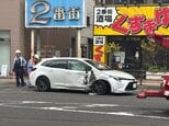仙台・長町駅北側の交差点で車同士の事故　男性2人がけが|TBS NEWS DIG