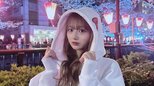 【辻希美・長女】希空さん「夜桜綺麗だった」キティちゃんパーカーをかぶって川沿い桜並木でワンショット|TBS NEWS DIG