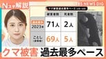 クマ出没数は減らず…フェスも中止に 人的被害“過去最多ペース” クマ撃退マシンの実力は?【Nスタ解説】|TBS NEWS DIG