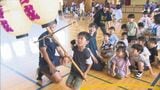 米子の夏を彩る風物詩「がいな万灯」　園児たちに万灯演技披露　未来の万灯の担い手になって　|　BSSニュース | BSS山陰放送