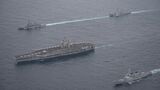日米韓が済州島の南の公海上で共同訓練　アメリカの原子力空母「セオドア・ルーズベルト」も参加|TBS NEWS DIG