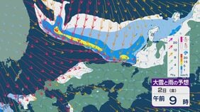 大みそかと元日は冬型気圧配置で日本海側は雪の降る天気に 年明け1月2日(金)は「JPCZ」の影響で山陰から北陸では大雪のおそれ 雪・雨と風シミュレーション|TBS NEWS DIG