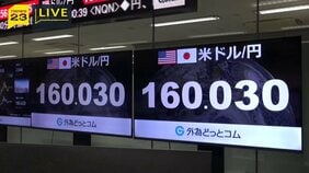 【速報】円相場が1ドル=160円台に FRBウォーシュ議長の発言後に|TBS NEWS DIG