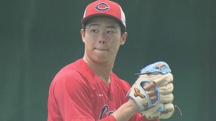 カープ沖縄キャンプ】玉村キャッチボール再開「焦らず、でも早く」肩