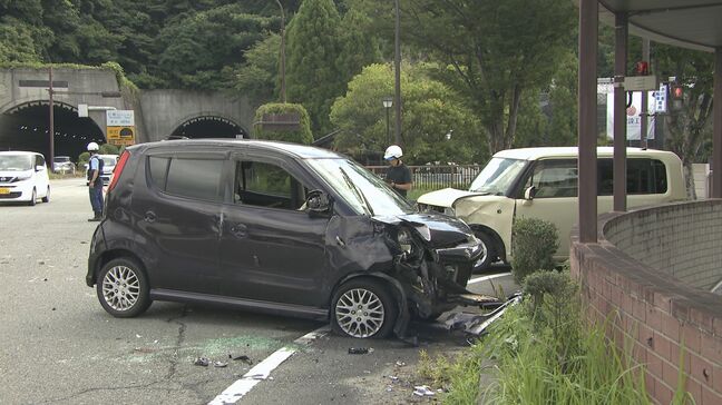 国道交差点で軽乗用車どうし衝突　1台が横倒し　山口市|TBS NEWS DIG