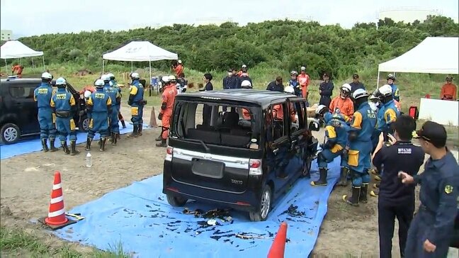 災害発生時の連携体制を強化　宮崎市で消防と警察が合同訓練|TBS NEWS DIG