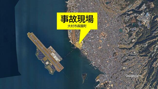 長崎空港線でタクシーとバイクが衝突　バイクの男性（21）が死亡|TBS NEWS DIG