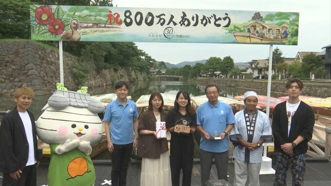 堀川遊覧船　乗船客数800万人突破　コロナ禍で一時利用が落ち込むも…朝ドラ「ばけばけ」効果などで回復　来年は就航30周年に|TBS NEWS DIG