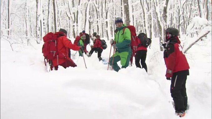 八甲田　スキーの男性２人が雪で身動きとれず　捜索隊が無事発見　|TBS NEWS DIG