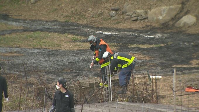 野焼きの炎に巻き込まれたか　1人が心肺停止　1人は病院へ搬送　佐世保市江迎町|TBS NEWS DIG