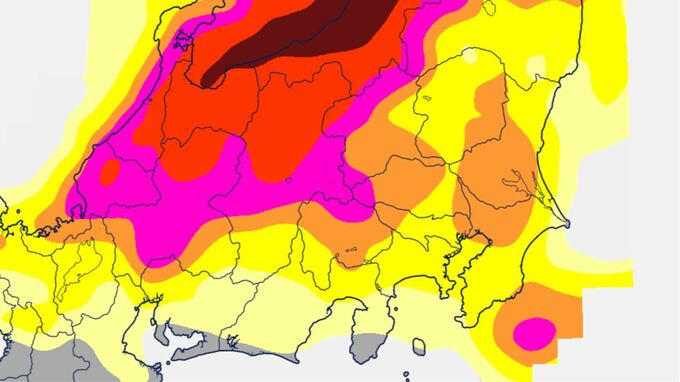 【大雨情報】関東地方南部と伊豆諸島　１日夜遅くにかけ雷を伴った激しい雨の降る所が　警報級の地域が拡大する可能性も　【雨と風のシミュレーション・発雷確率】　|　山梨のニュース | ＵＴＹテレビ山梨