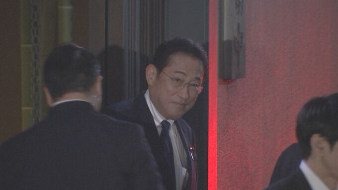 岸田総理　民間企業トップらと会食　経済の好循環実現に向け意見交換か