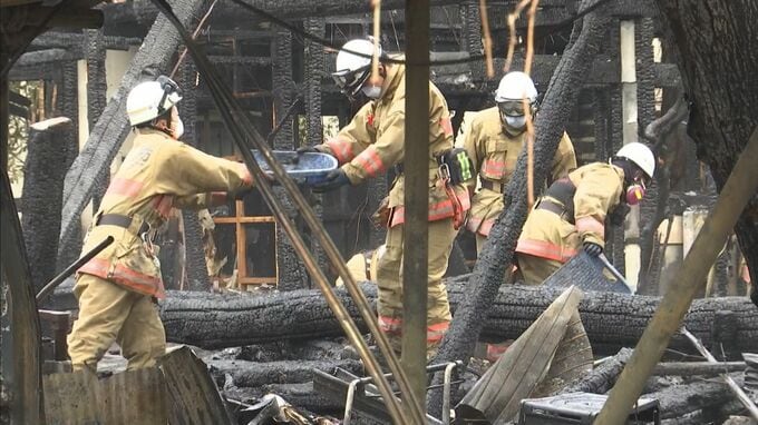 ７日夜の住宅全焼火災　焼け跡から1人の遺体見つかる　1人暮らしの70代男性と連絡つかず　広島県三次市|TBS NEWS DIG