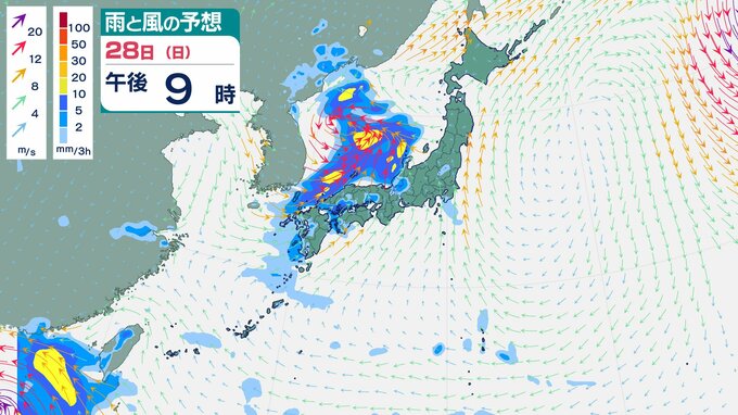 「大気の状態が非常に不安定」北日本で土砂災害の危険性　台風19号と低気圧の影響で高波に注意【雨と風のシミュレーション】　|　富山のニュース｜天気・防災｜チューリップテレビ