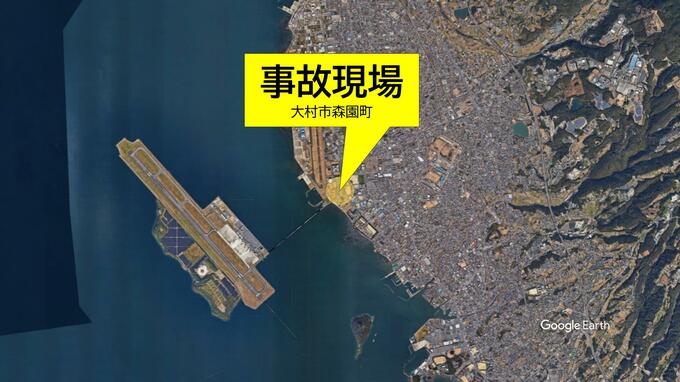 長崎空港線でタクシーとバイクが衝突　20代男性が意識不明　|　長崎のニュース | 天気 | NBC長崎放送