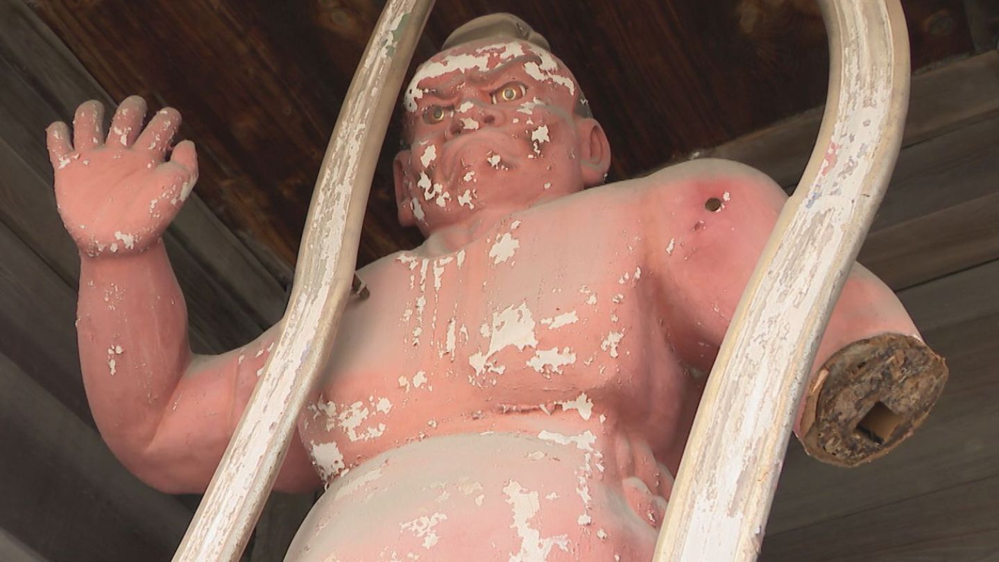 さい銭泥棒の仕業か？　寺で仁王像の左腕が折れているのが見つかる　修繕には数十万円かかる見通し　｢罪の深さを反省して｣　愛知・稲沢市