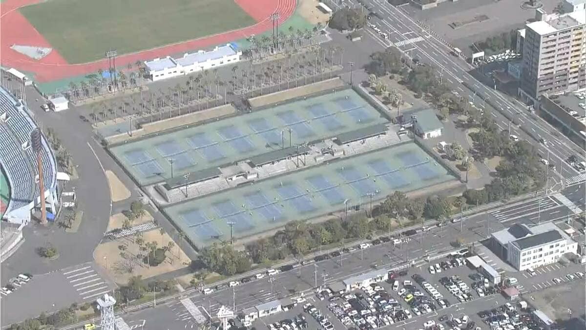 鹿児島市　スタジアム候補地を庭球場敷地に一本化　複合化は断念