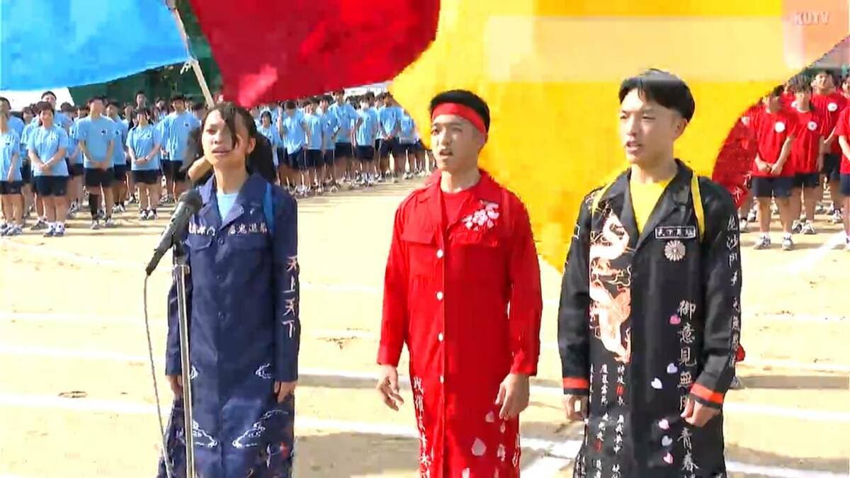 高知追手前高校で“初夕方決戦”！暑さ対策で夕方開催の体育祭　競技数減も全力尽くす