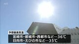 予想最高気温は宮崎市などで36℃ 台風一過 宮崎県内では午前中から30℃を超える厳しい暑さに | MRTニュース | MRT宮崎放送