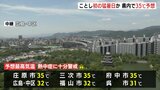 ことし初の猛暑日か 広島県内で35℃予想|TBS NEWS DIG